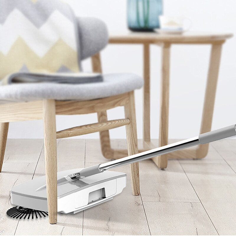 Hand Push Sweeper Stainless Steel Scraping And Mopping Integrated Machine Household Cleaning Package Broom And Dustpan Set