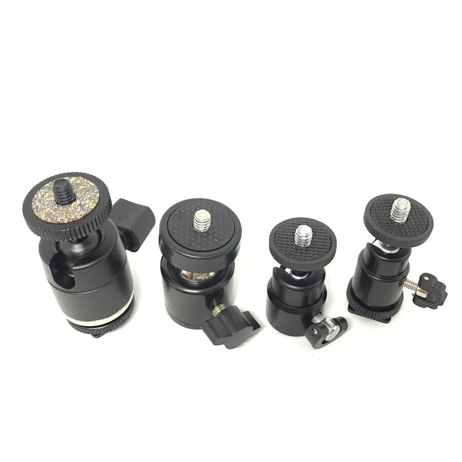 Jadkinsta Camera Tripod Ball Head 360 Degree Mini Ballhead for Camera LED Light Monitor Photo Studio Accessories Ball Mount