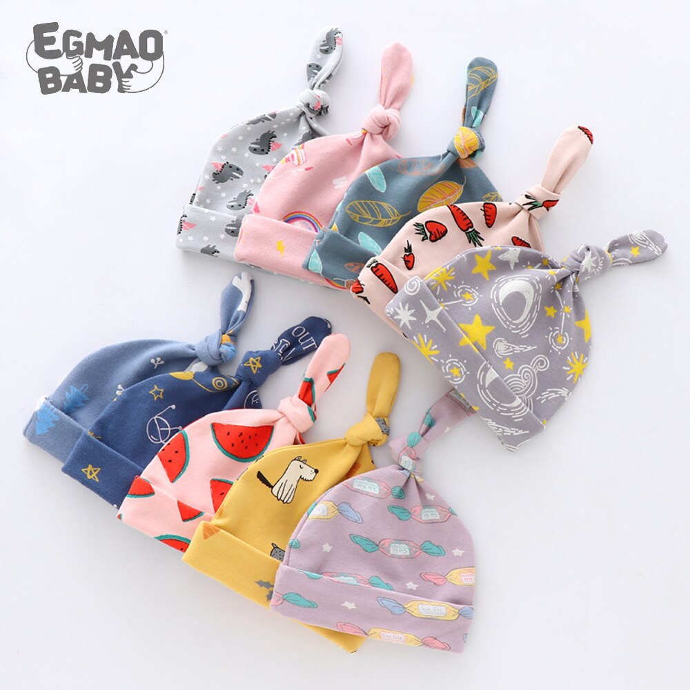 100% Cotton Baby Hat Newborn Photography Props Cap Accessories Kids Boy Girl Kinderen Muts Child Beanie Toddler Hats