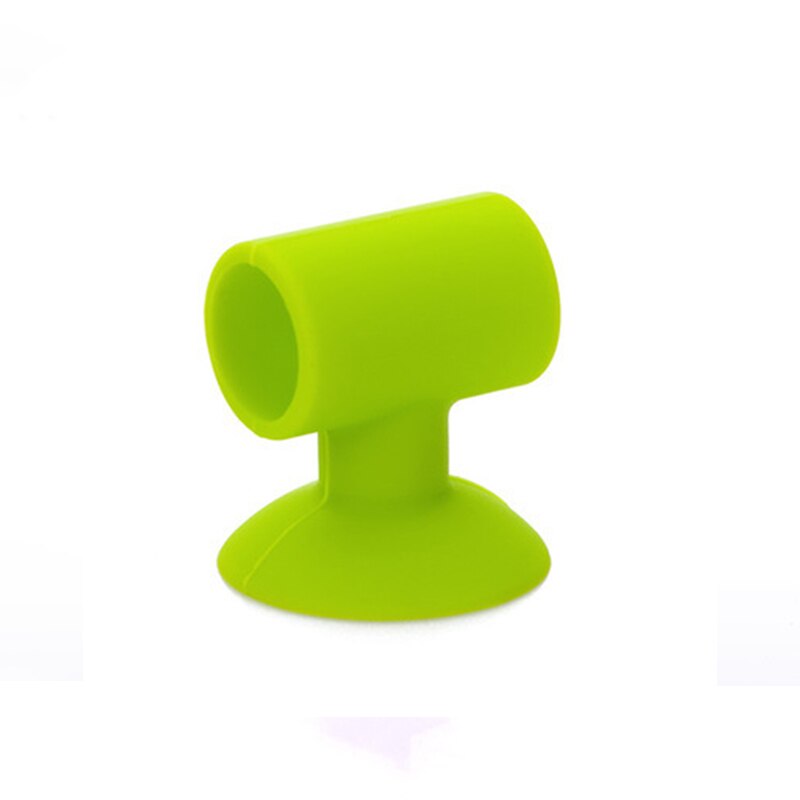 Tope de puerta de goma, Protector de pared, pomo Protector de puerta, rieles de choque, alfombrilla silenciosa para pared detrás de la puerta, almohadilla de choque silenciosa al tacto a prueba de golpes: Green