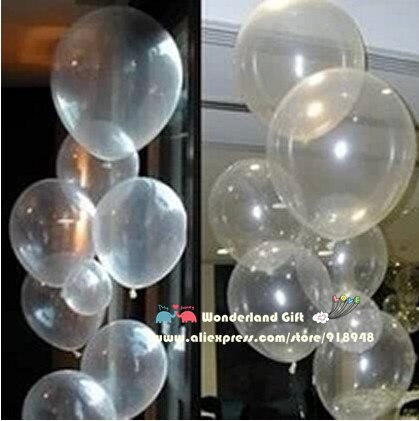 10Inch 100 Stks/partij Clear Transparante Ballonnen/Ronde/Pearl/Party Ballon /Bal/Ballon/bruiloft Decoratie