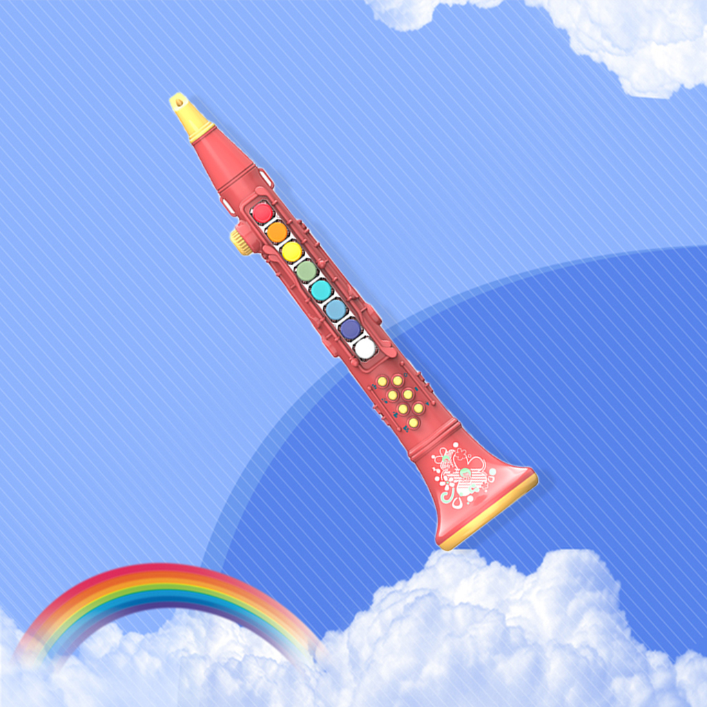 Trompette, Saxophone et clarinette pour enfants, Mini Instrument pour l&#39;apprentissage précoce des bébés: Clarinet Red