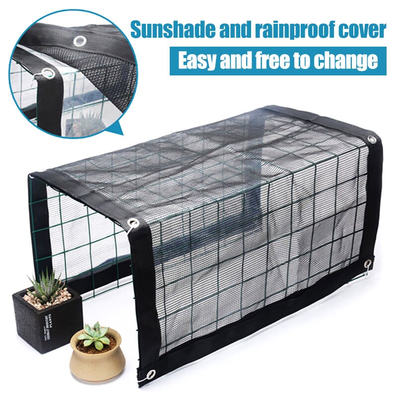 Multifonctionnel Mini serre Portable extérieur plantes étagères auvent imperméable à la pluie été auvent P7Ding