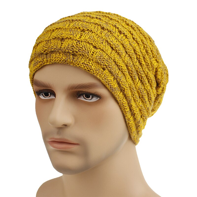 Gorro de malha chapéu redondo dobras ao ar livre tampas para o inverno feminino chapéu de malha gorro quente chapéus boné de lã hip hop capa de cabeça macia