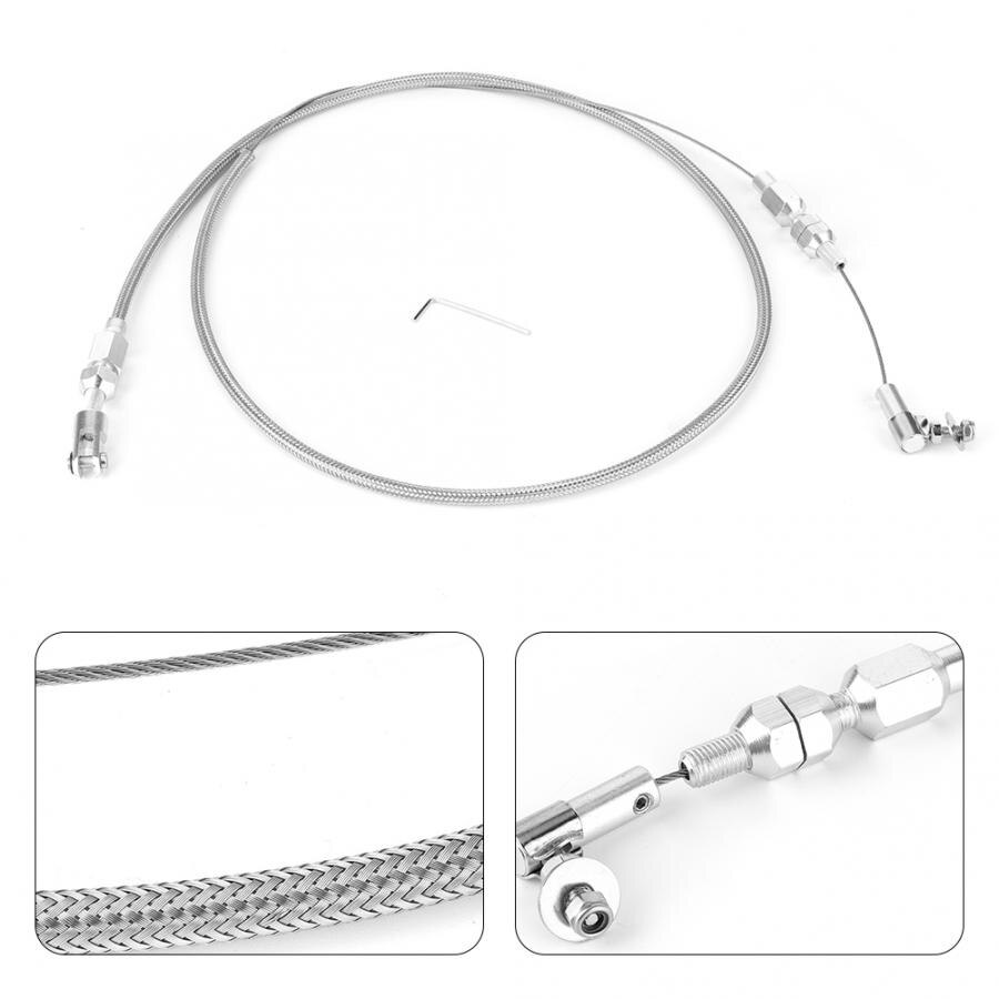 36in Throttle Cable Universal Replacement Fits for CHEVY / FORD 350 302 SBC Throttle Cable