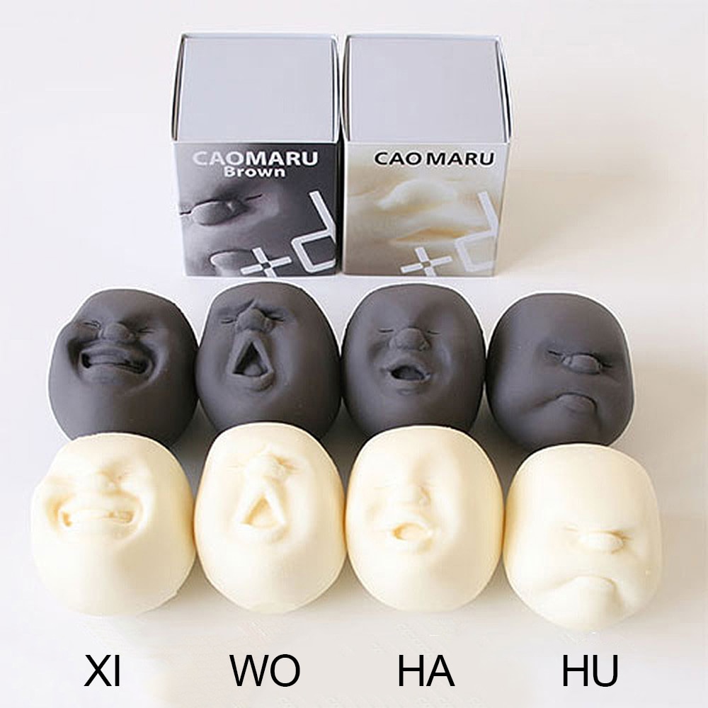 Squeeze Human Face Emotion Vent Ball Stress Relieve Adult Decompression Toys