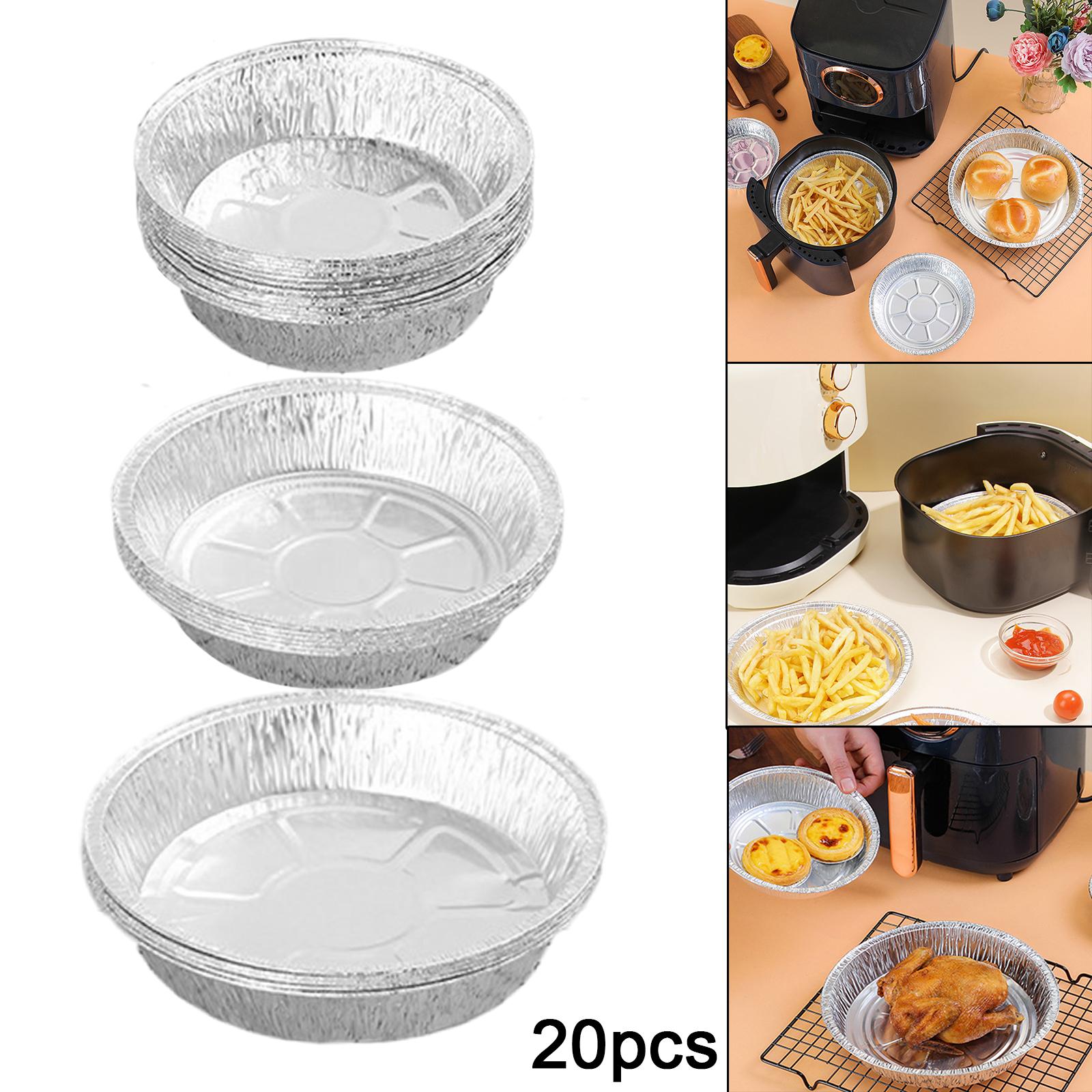 20 Stuks Wegwerp Aluminiumfolie Pie/Tart Pan Voor Zelfgemaakte Taarten &amp; Quiche Valentijn