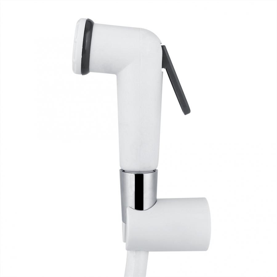 Toilet Bathroom Bath Portable ABS Plastic Hand Held Bidet Sprayer Bathroom Shower Spray Head Set with Hose & Holder toilet