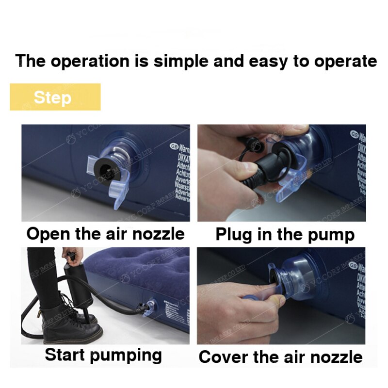 Christmas Portable Home Furniture Pvc AirBed Inflatable Air Bed Bedroom Mattress