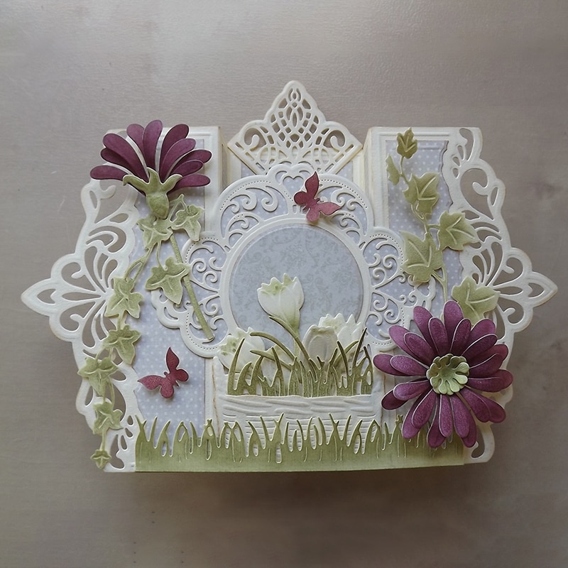 Trailing Ivy Leaves Metal Cutting Dies for Scrapbooking Stamp and dies for Card Making Craft Dies