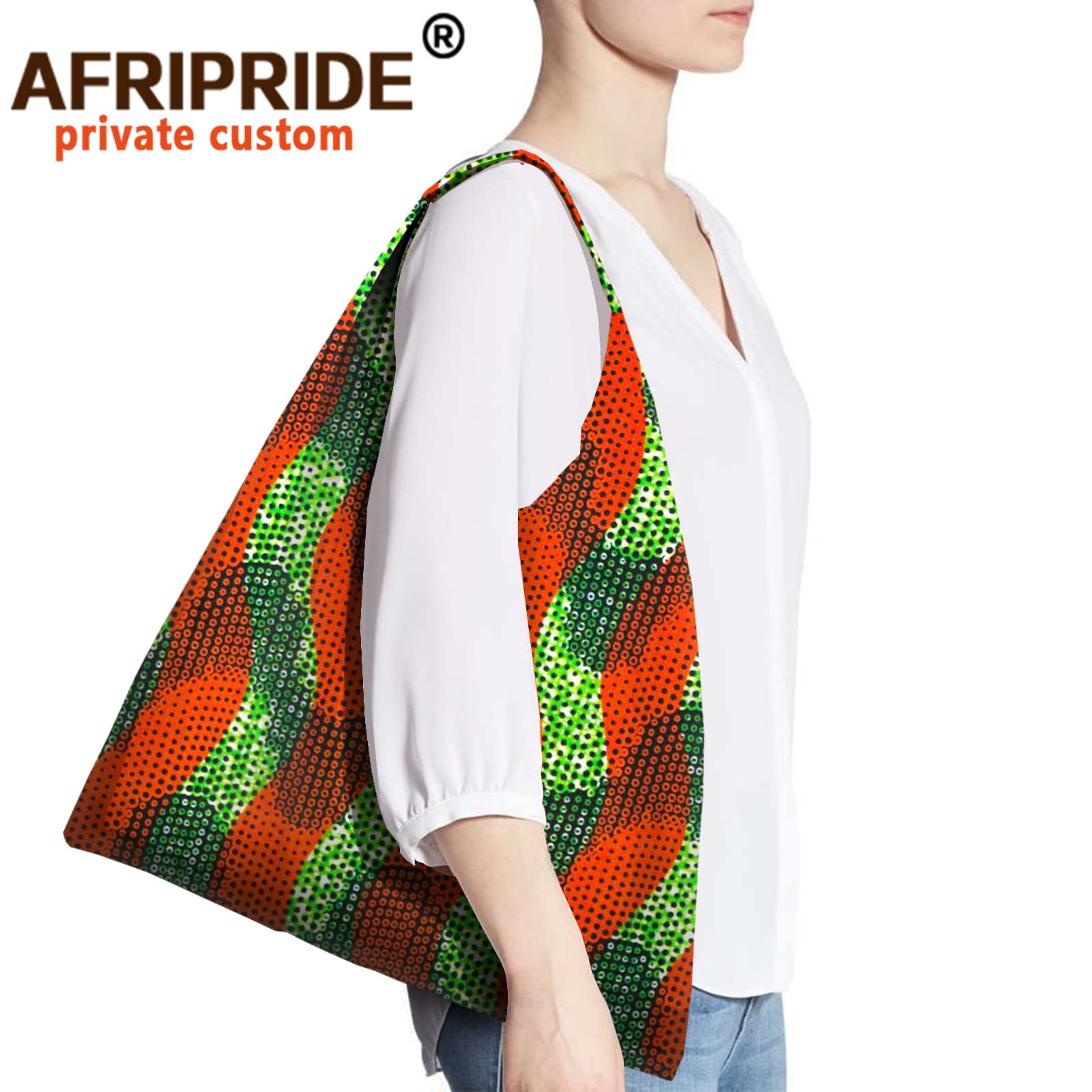 Afrikaanse Afdrukken Handtas Voor Vrouwen Afro Ladiestraditional Afdrukken Top-Handvat Tassen Boodschappentas Meisjes Schouder Draagtas A21B001: 703