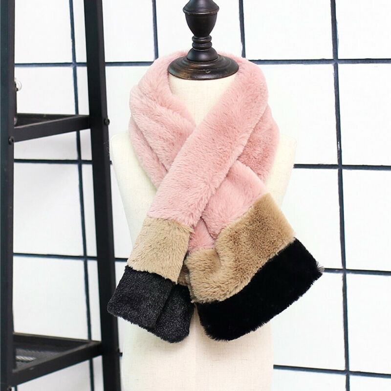 Accessoires pour bébé, écharpe douce pour enfants, garçons et filles, cache-cou d'hiver, foulards en patchwork pelucheux, châle