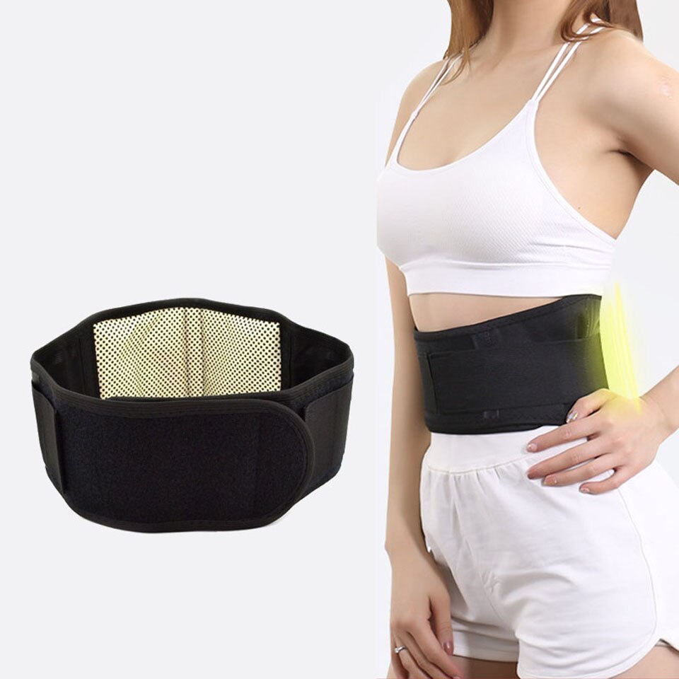 Ceinture de soutien de taille ajustable, Tourmaline auto-chauffant, thérapie magnétique, ceinture de Massage lombaire, soins de santé