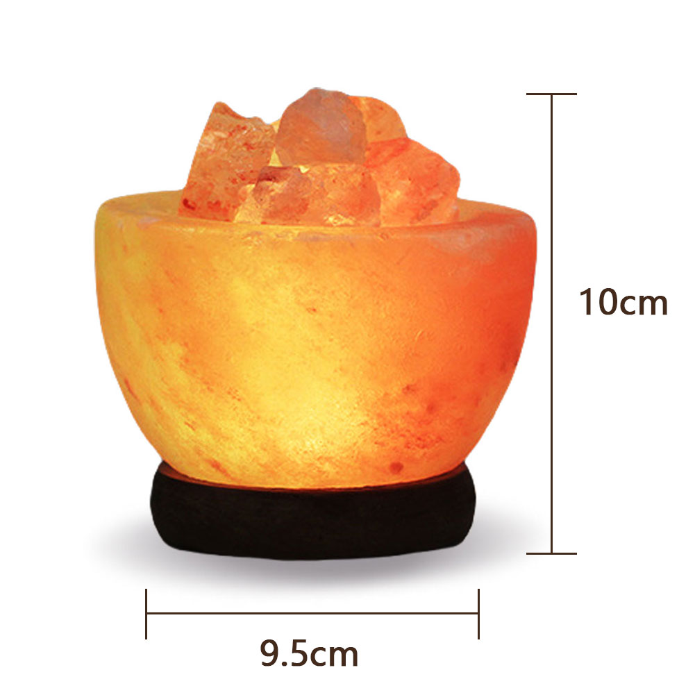 E2 himalayasaltlamper krystal saltstenslampe med base krystal saltlampe led atmosfærelampe boligindretning soveværelsesdekoration