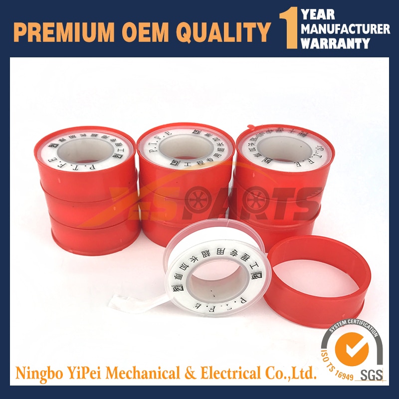 10Rolls PTFE tape Teflon tape Teflon Plumbing Joint Plumber Fitting Thread Seal Tape For Water Pipe Plumbing Sealing Tapes