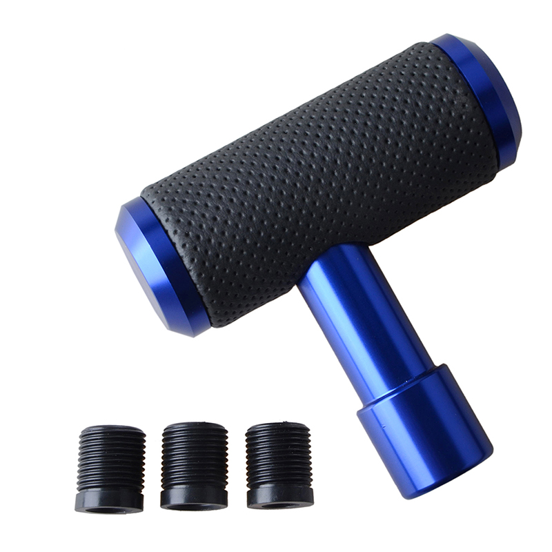Perilla de palanca de cambios, Joystick de avión, mango en T, martillo apto para palanca de cambios de coche AT MT, mango de aleación de aluminio, accesorios para coche: Blanco