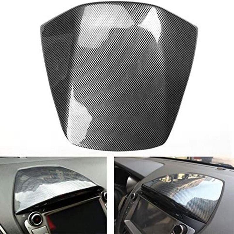 Carbon Fiber Style Car Console Instrument GPS Navi... – Grandado