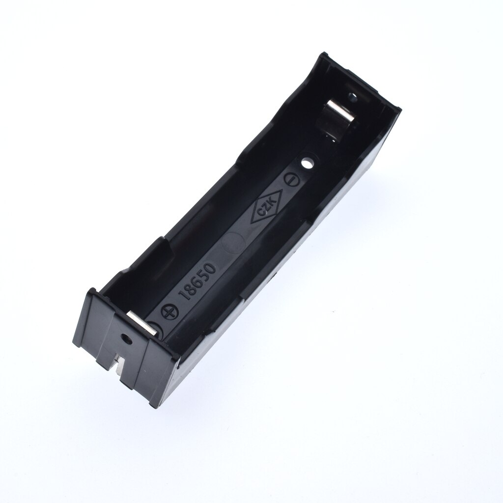1PC Battery Box Plastic DIY Battery Holder Case Storage Box For 1 Single 18650 3.7V" With Pin 18650 Battery Holder
