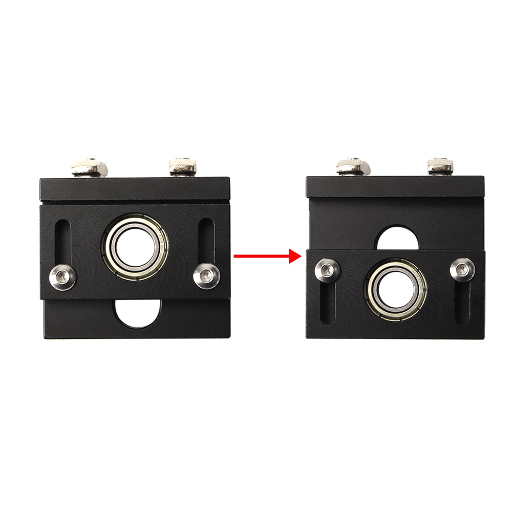 Versie Verstelbare Aluminium Z-As Lood Schroef Top Mount Voor Tornado CR-10 ENDER-3 Ender-3 Pro Metalen Z-rod Bearing Houder