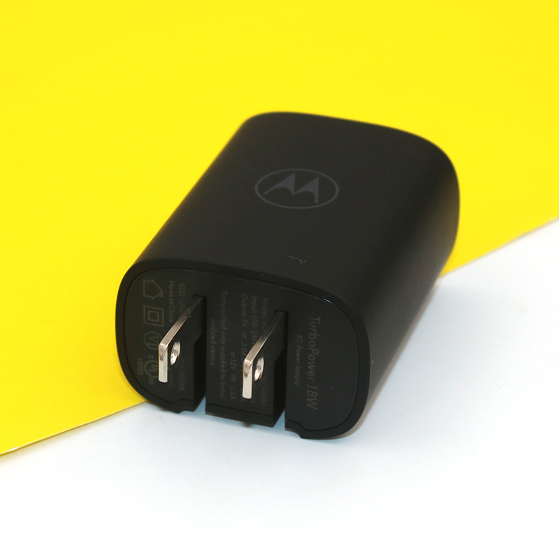 18w schnellladegeräte mit us-stecker, 100cm usb-c-/micro-usb-kabel zum schnellladen für moto  g6 g5 g5s e5 g4 plus und z play  e5 g7: Nur us-ladegerät