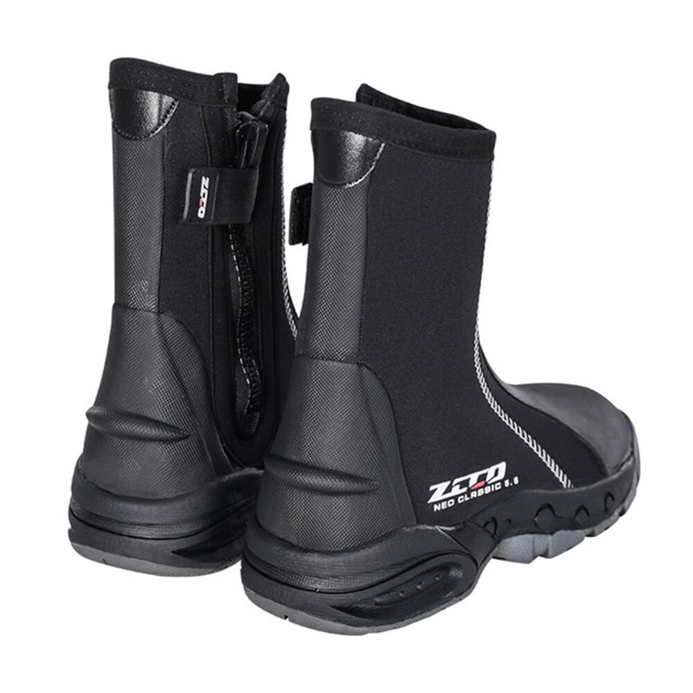ZCCO-traje de neopreno Premium Hi Top para adultos, botas con cremallera, aletas superiores cálidas, pesca submarina, zapatos antideslizantes multifuncionales, 5MM
