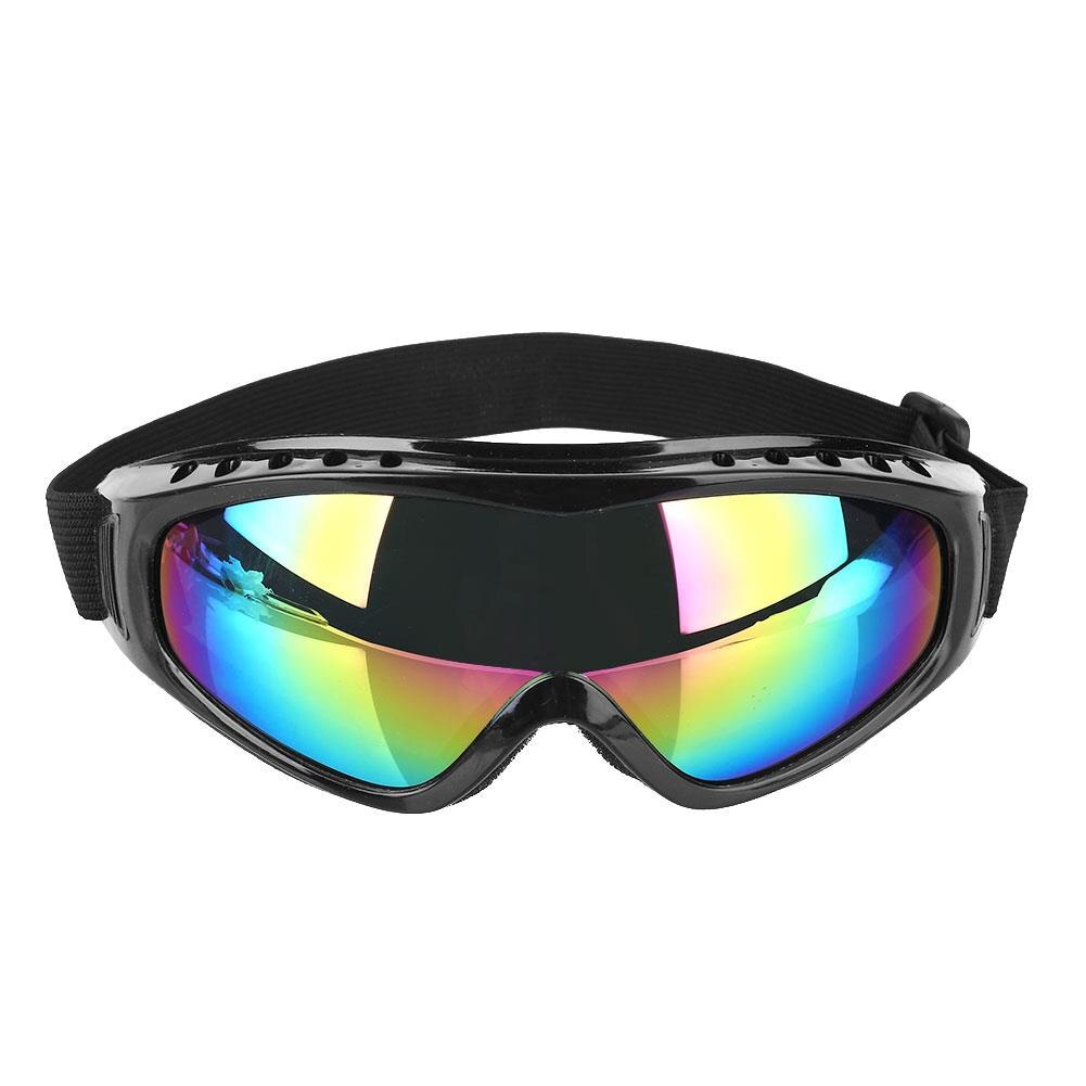 Occhiali da sci occhiali da ciclismo occhiali da sole occhiali lenti per PC Anti-UV antivento sabbia antiappannamento Moto Sport invernali all&#39;aperto protettivo: multicolor