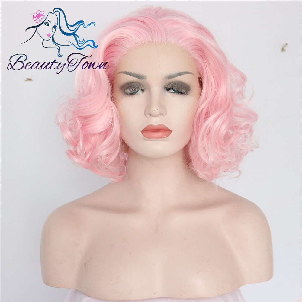 Neon Yellow Color 13x2.5 High Heat Resistant Hair handmade cosplay party Drag Queen Synthetic Lace front wig for Women