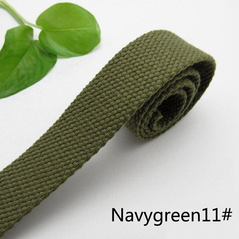 3Meter 50mm Dicke 2mm Leinwand Polyester Baumwolle Gurtband Etikett Band Taschen Rucksack Gurtband Voreingenommenheit Bindung Band DIY NäHenne Handwerk: NavyGreen