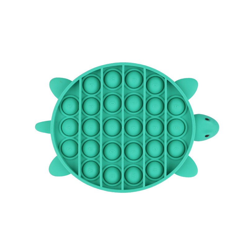 Push Pop Bubble Sensory Toy Autism Needs Squishy Stress Reliever Toys Adult Child Funny Anti-stress Pop It Fidget Reliver Stress: J