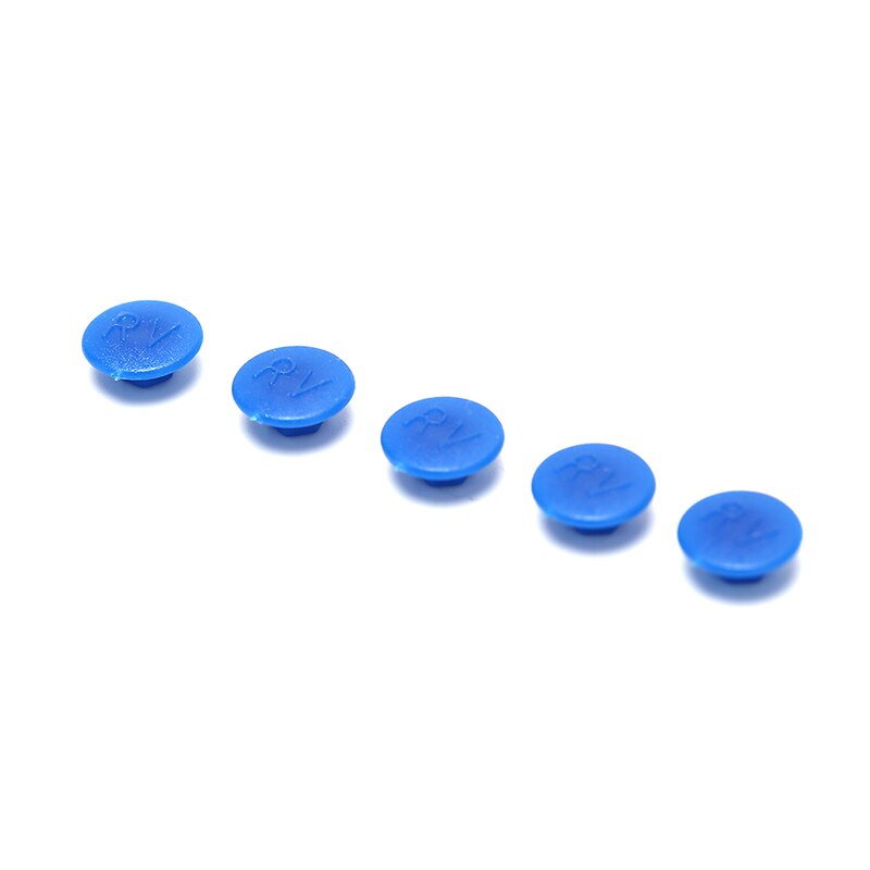 5 pièces poignée de vélo bouchon à vis capuchon en plastique M5 accessoires d'équitation adapté pour VTT vélo de route vélo pliant: Blue