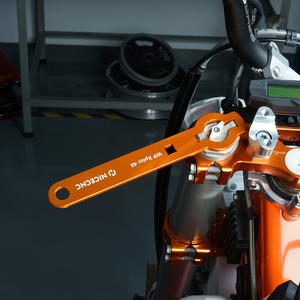 NICECNC WP Xplor llave de tapa de horquilla herramienta de ajuste de precarga para KTM EXC-F 350 -2022 XC-W 250 300 TPi seis días Husqvarna TE 300i