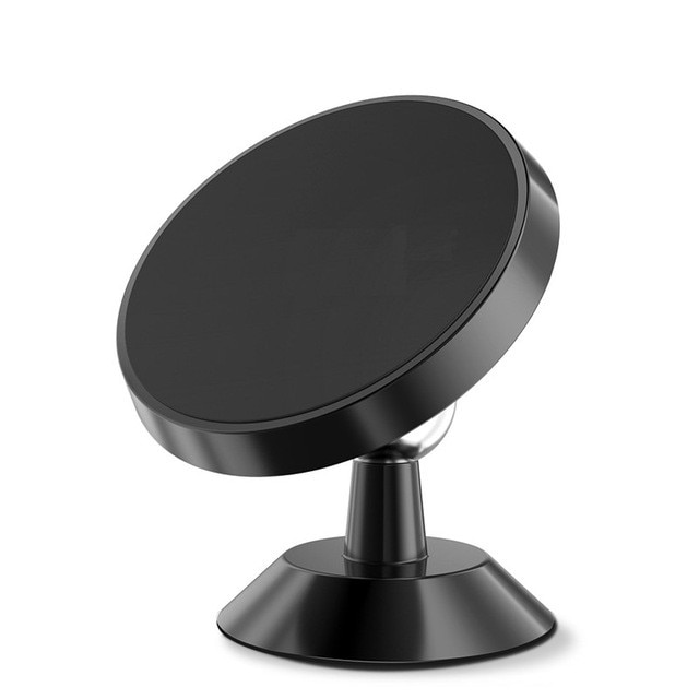 Magnetic Car Phone Holder For Smartphone Car Accessories Grip Wall Desk Air Vent Mount Stand Mobile Holder Gravity Bracket: Magnet Black