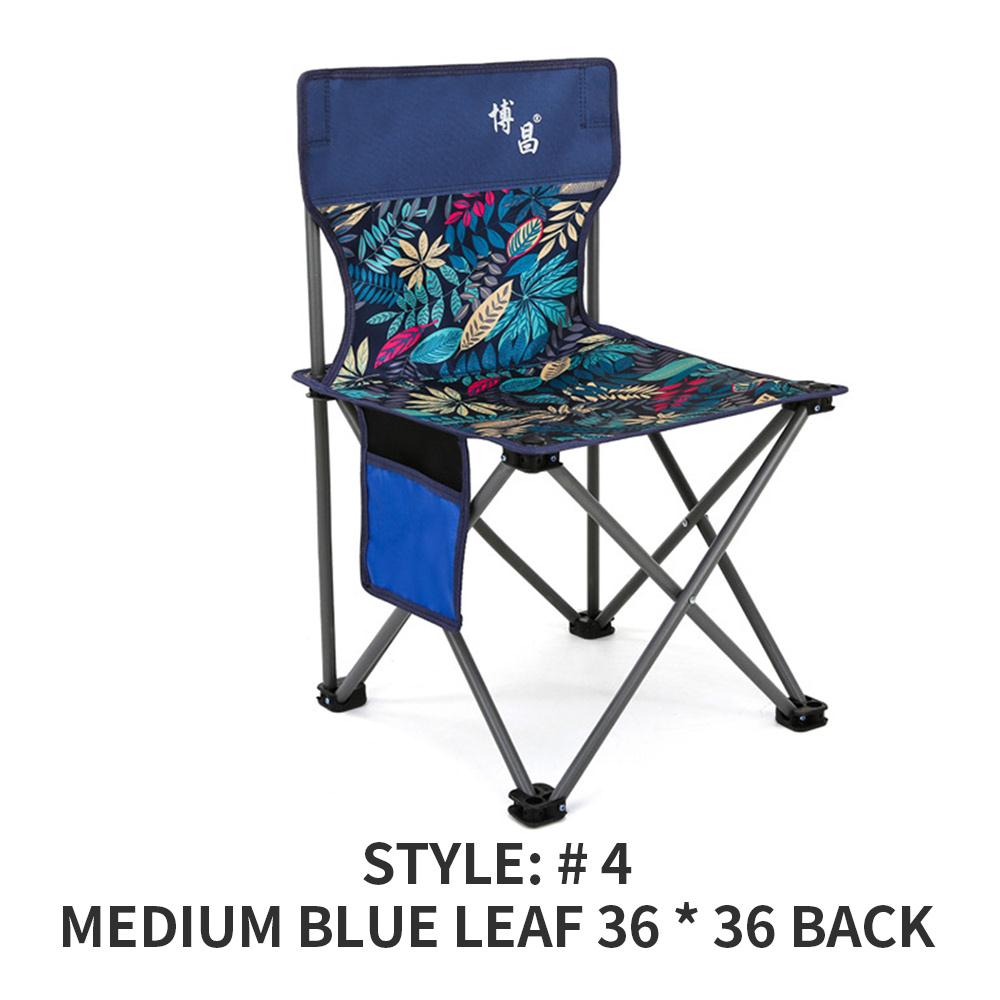 Klapstol bærbar sammenklappelig campingstol til backpacking vandreture bbq picnic rejse stranddæk sæder havemøbler: Stil d