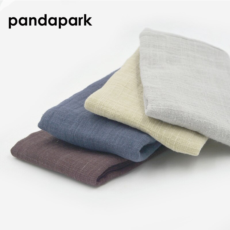 Pandapark Solid Simple Japanese Style Mat Napkin Cotton Linen Dessert Table Napkin Tea Towels Kitchen Dishcloth Placemats PPM039