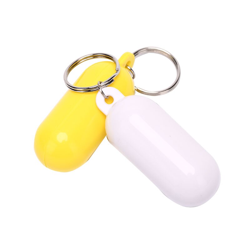 Kayak Floating Keyring Fender Buoyant Key Ring Marine Sailing Boat Float Canal Keychain Yellow/White Color