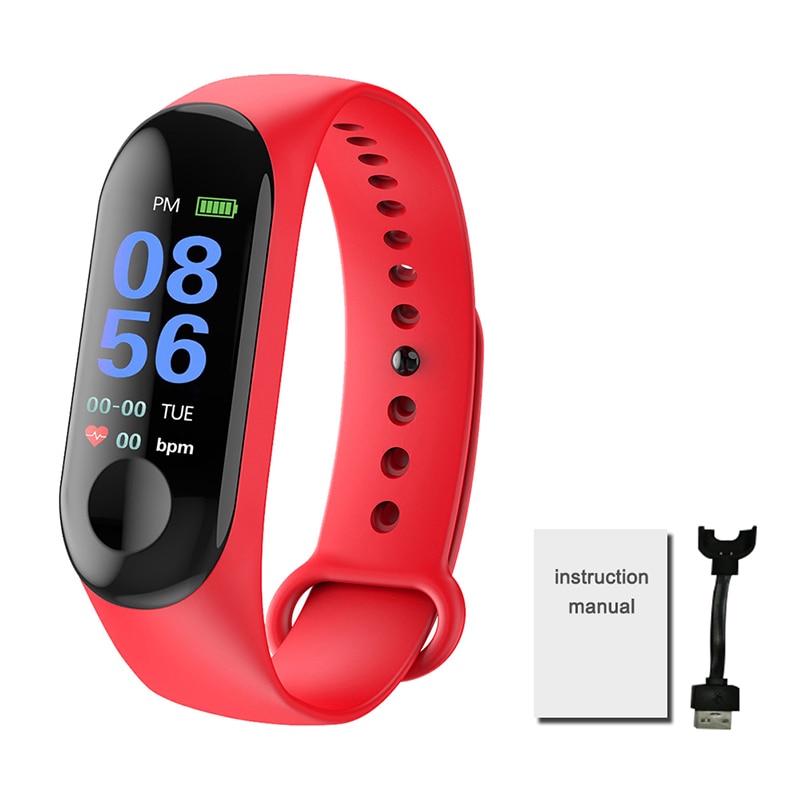 M3 inteligentny naganiacz zwierza zespół opaska monitorująca ciśnienie krwi pulsometr krokomierz sport zdrowie inteligentna bransoletka sportowa licznik kroków