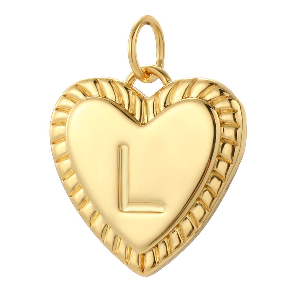 26 ciondoli con nome dell'alfabeto con lettere per la creazione di gioielli, accessori per braccialetti, collane, orecchini fai da te, colore oro reale