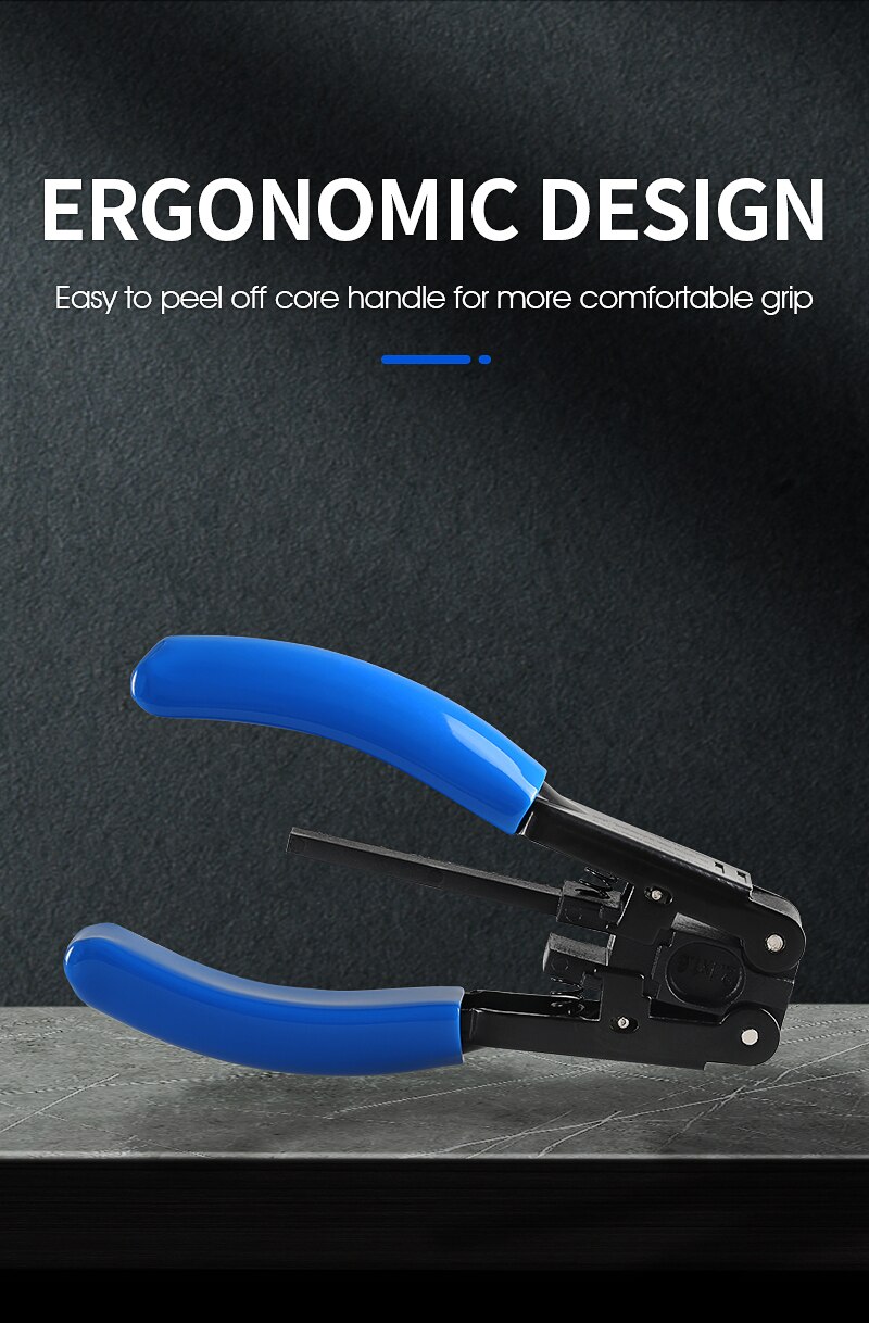 Pinza spelafili in fibra ottica FTTH 5G pinza spellafili in pelle 2.1*1.6mm spellafili per cavi compositi fotoelettrici