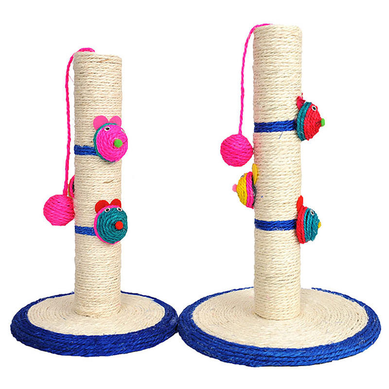 Griffoir chat avec souris de chat à suspendre | Jouet interactif, griffe de chat en Sisal, jouet animal et Durable