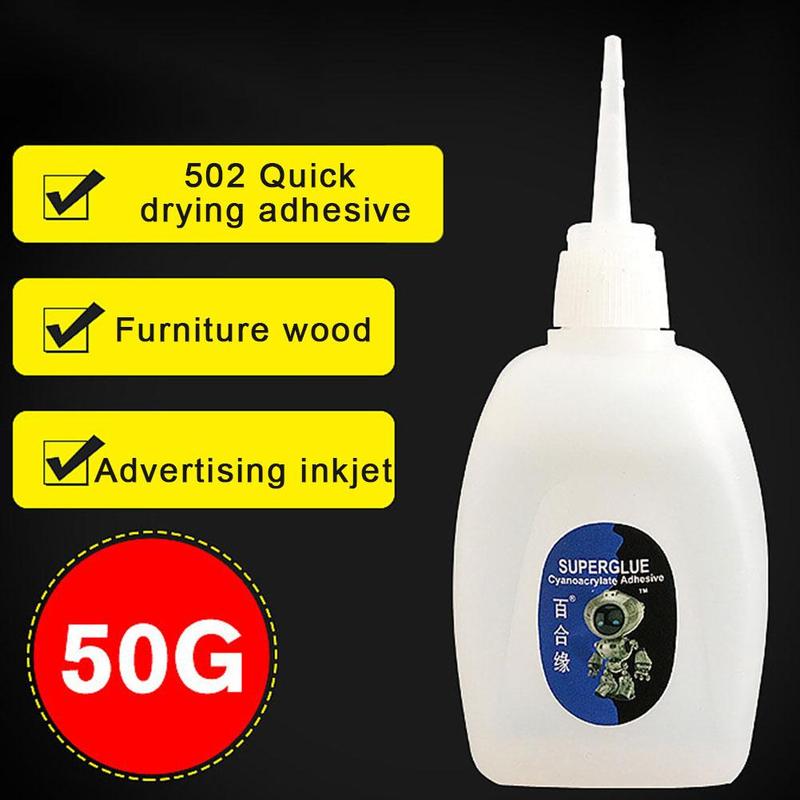 1pc Fast-drying Nail-free Glass Liquid Glue Strong Adhesive Sealant Fix Diy Crafts Metal Plastic Super Drying Waterproof Gum