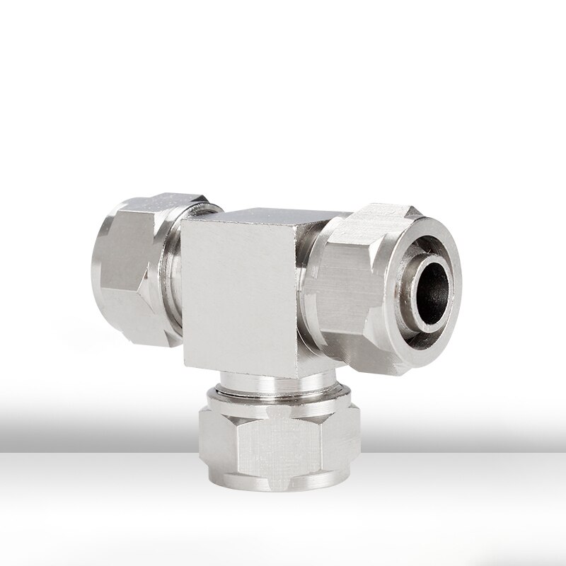 Pneumatiske komponenter pneumatisk lynkobling 4mm 6mm 8mm 10mm 12mm trevejs fittings konnektor til slangerør