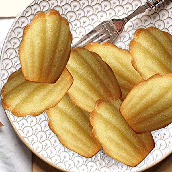 3 Pack 12 Cups Shell-Shaped Scones Non-Stick Pan Mold Baking Pan French Mousse Baking Mold Biscuit Snack Mold