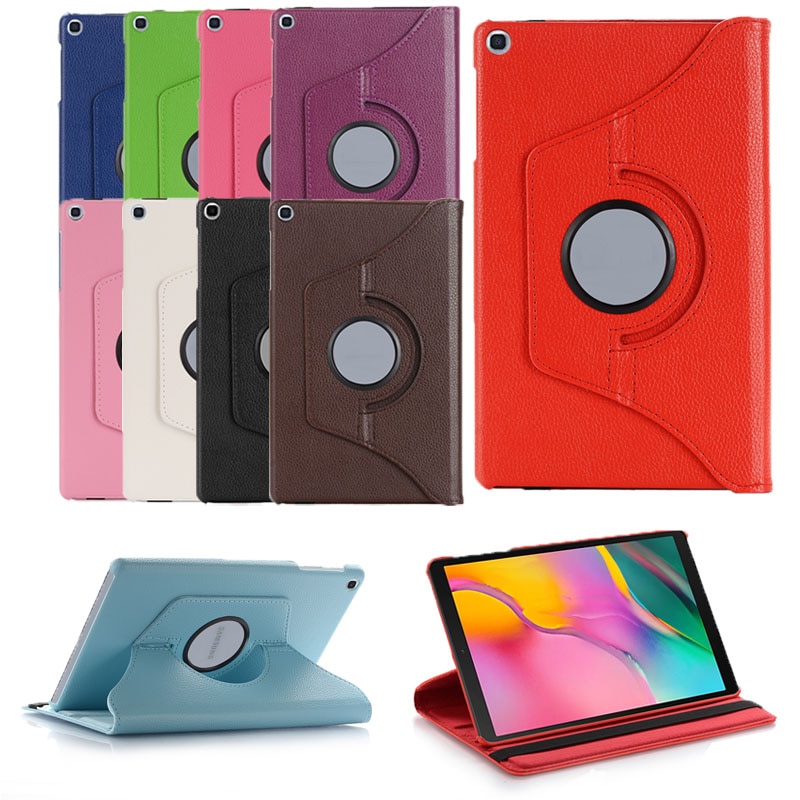 Nowy Coque dla Samsung Galaxy Tab A 8.0 2019 SM-T290 T295 T297 przypadku 360 obrót inteligentne etui z PU dla Samsung Tab A 8.0 T290 okładka