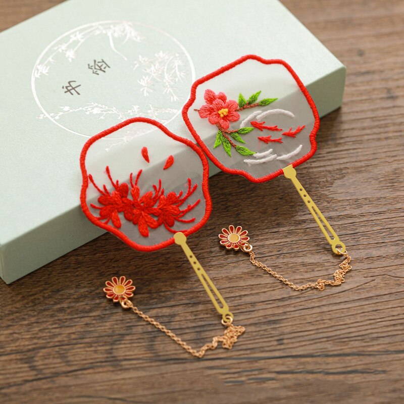 Chinese DIY Panda Embroidery Kit of Bookmark Handmade Needlework Cross Stitch Sewing Craft Unfinished Kit Home Decor