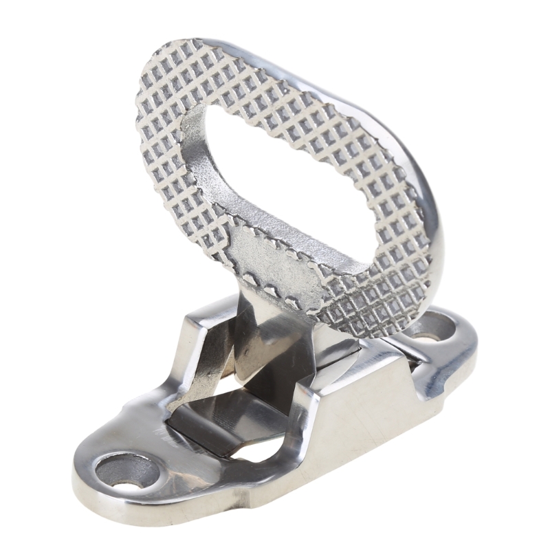Marchepied pliant en acier inoxydable, mât pliant antidérapant, marche pour bateau marin, Yacht, voiture RV, pédale pliante,