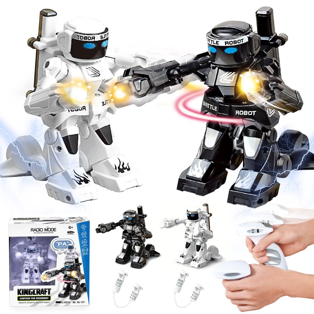 Boxe Vs. Robot télécommande combat Robot Intelligent 2.4G jouets de combat multiples Parent-enfant jouets interactifs
