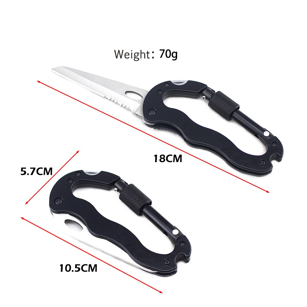 Double-sided Portable Compass Hanging Keychain Outdoor Camping Hiking Travel Backpack Emergency Survival Navigation Tool Clearan