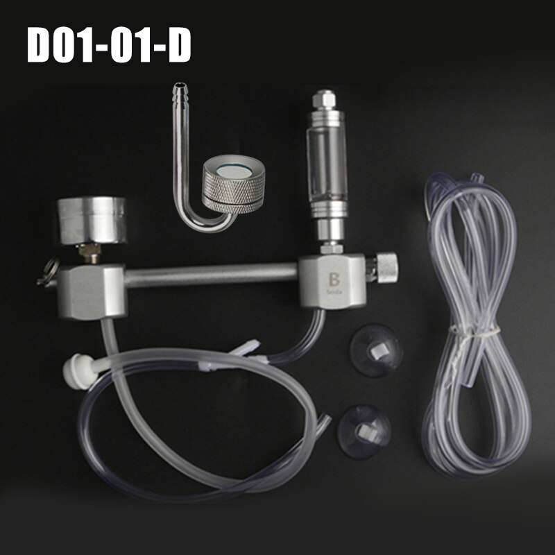 Zuinig Aquarium Diy CO2 Generator Systeem Kit Met Magneetventiel Bubble Counter Voor Planten Aquarium Ds99: d01-01-d