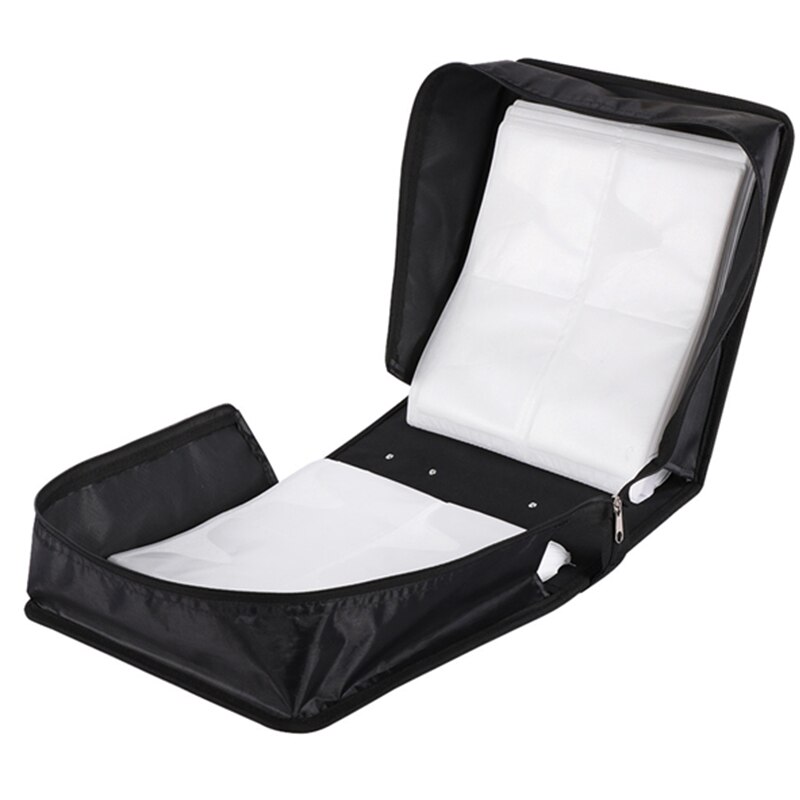 Bærbar 400 stk disk cd dvd kapacitet etui opbevaringsholder bæretaske organizer ærme pung cover taske box cd dvd opbevaring cover