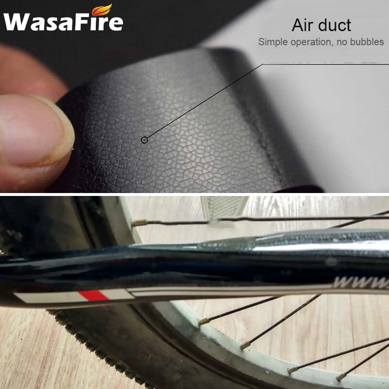 1 stk cykel kæde beskyttelse klistermærke anti-ridse mountainbike pleje kæde klistermærker foldbar ramme gaffel beskyttende film
